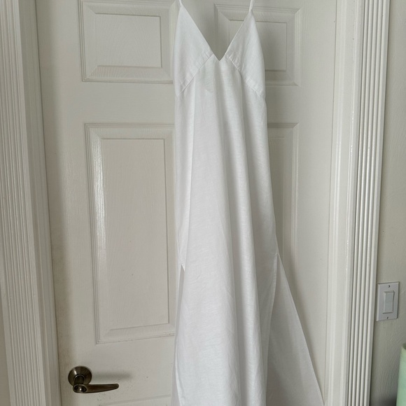 JCrew Crisp White Slip Dress - Picture 2 of 6
